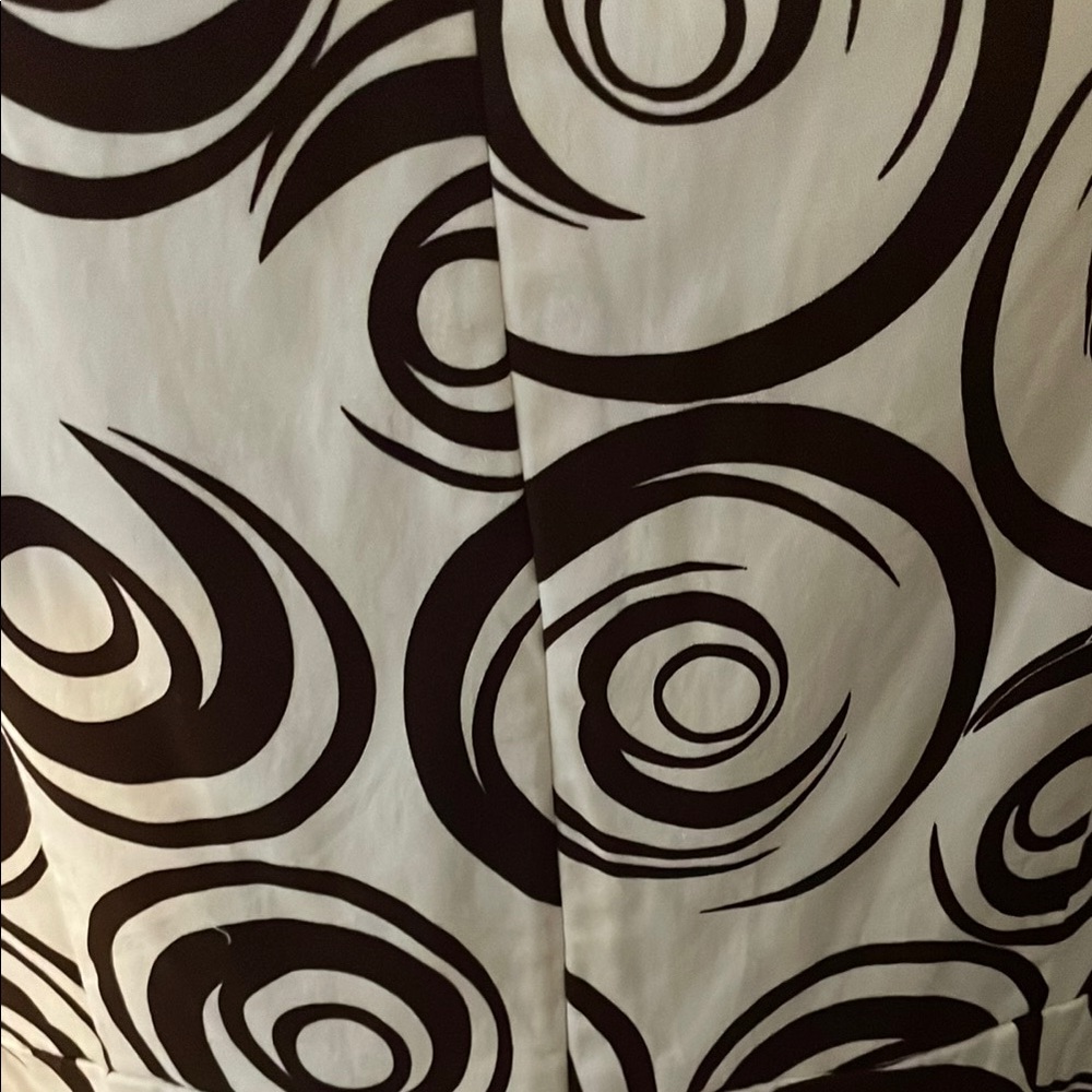 Brown and Cream Swirl Dress - Picture 11 of 13